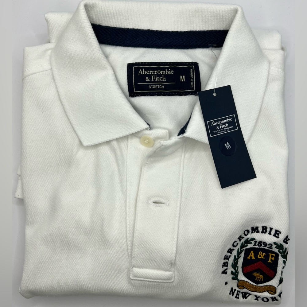 Abercrombie & Fitch Polo Shirt, Stretch, NWT